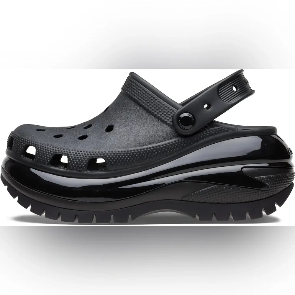 Crocs Mega Crush Platform Black Color Size 6 New - Picture 2 of 2